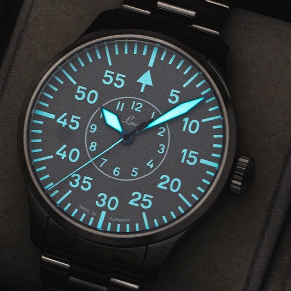 LACO Aachen Grau Pilot Watch 42mm - Picture 5 of 6